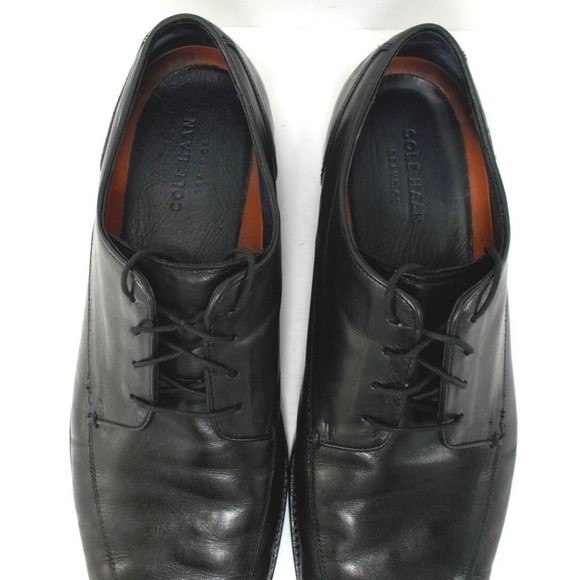 Cole Haan C11627 Mens Black Leather Split-Toe Oxfords Formal Shoes Sz 12M A0711 main image 12